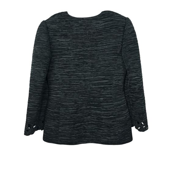 Vintage Mary Mcfadden 1980's Cut Out Button Front Blazer Evening Jacket - Picture 12 of 12